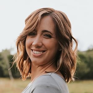 Smiling woman with short hair