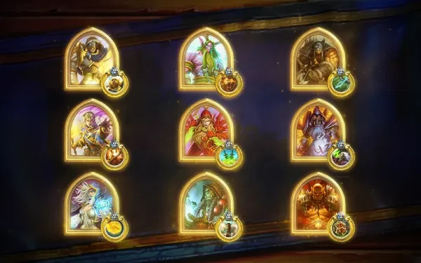 The Golden Classes for Hearthstone