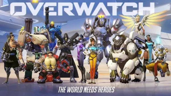 Overwatch characters in all their glory.