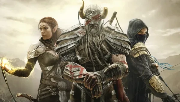 Sorceress, Dragon Knight and Nightblade from Elder Scrolls Online.