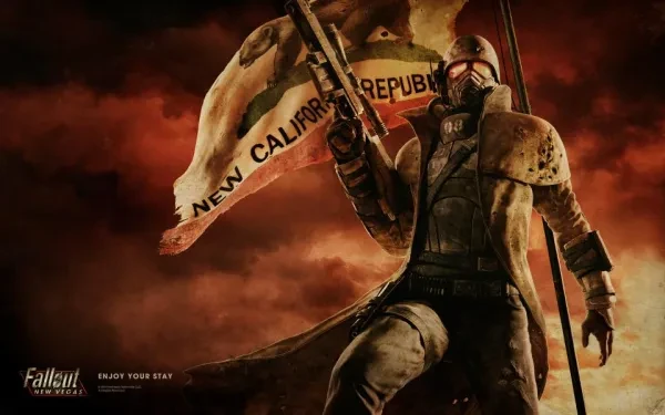 Fallout, Flag, Mask, Post-apocalyptic, Apocalypse, Game, RPG, Open world