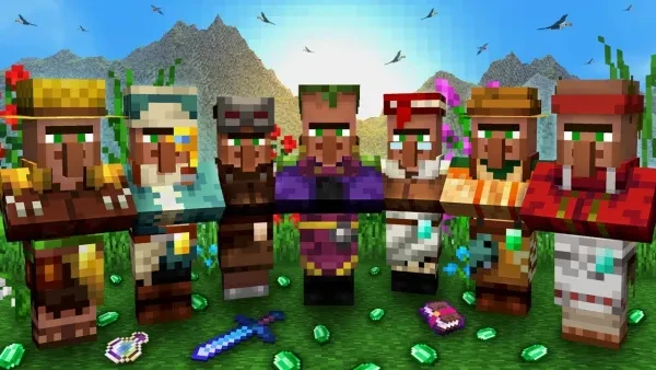 Minecraft How to Breed Villagers