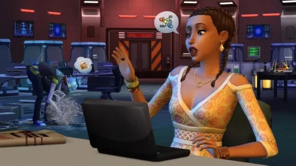 Sim solving a mystery