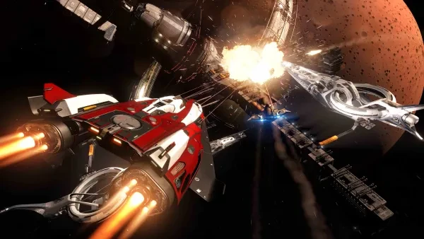 Elite Dangerous, Spaceship combat,