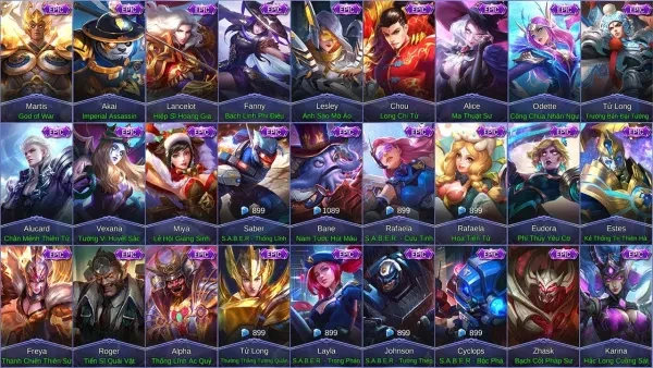 best epic skins in mobile legends, epic skins in mlbb, best epic skins