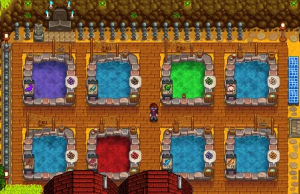 Pools may change color as you help your fish make themselves at home.