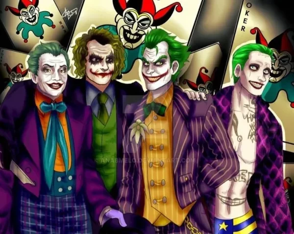 Many versions of the joker