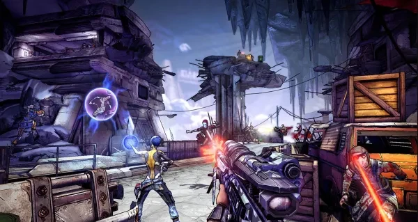 In-game screenshot of Borderlands 2. 