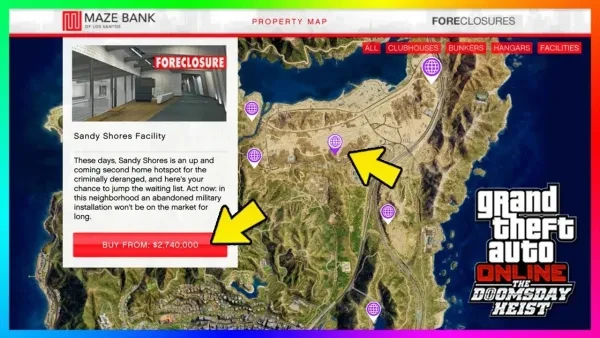 Best GTA Online Facility Locations