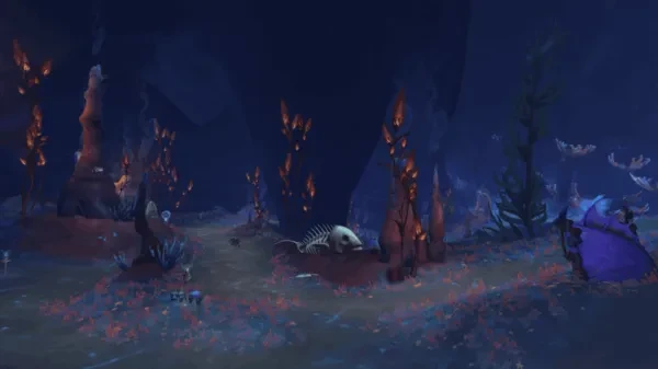 Image showing the underwater aesthetic of a Delve