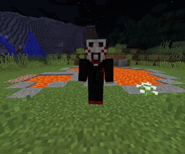 Minecraft Horror Movie Monsters Mod - Billy From Saw