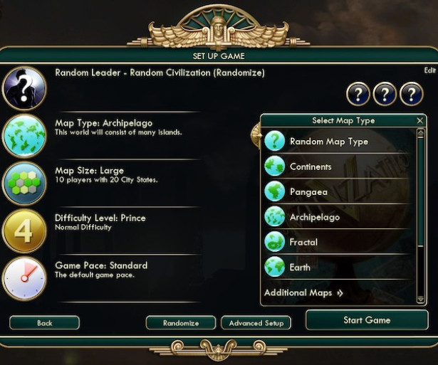 Civ 5 Best Map Types, civilization 5 best map types