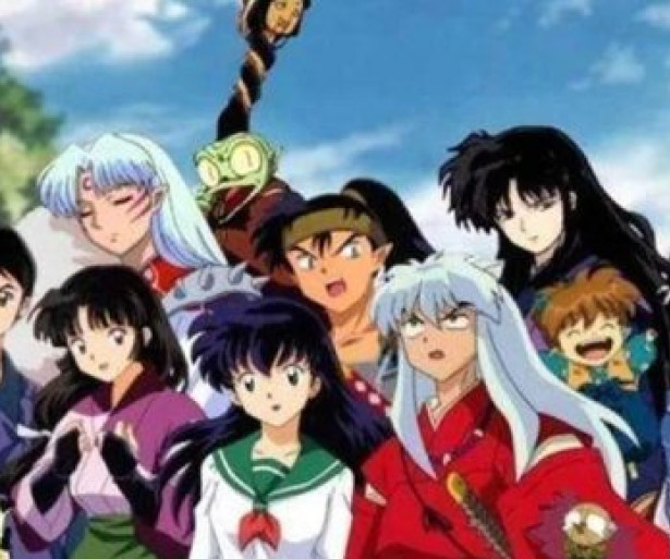 The character cast of Inuyasha!