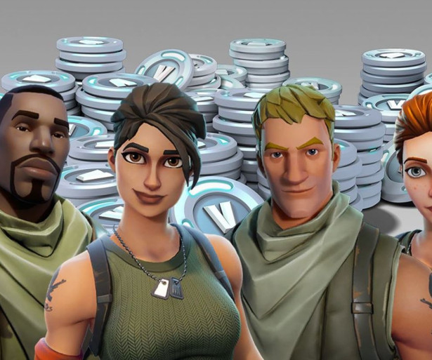 A bunch of fortnite default skins.