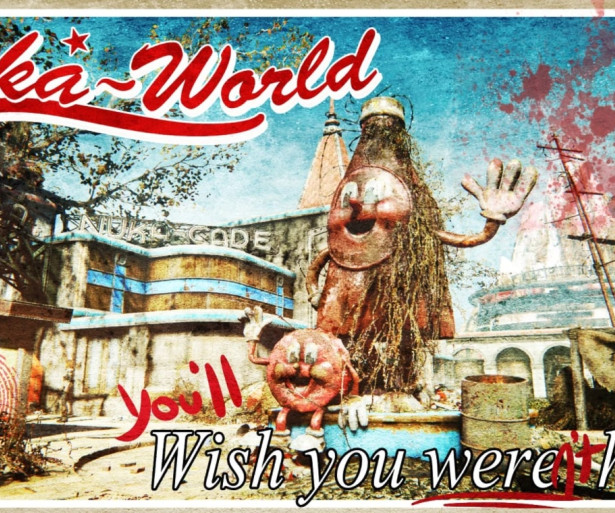 Nuka world postcard