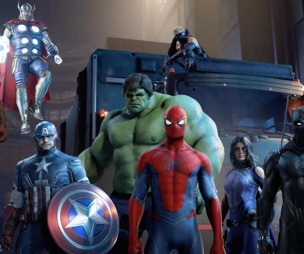 Marvel's Avengers 2020, Marvel, Avengers, Captain America, Black Widow, Spider-Man, Thor, Hulk, Ms. Marvel, Hawkeye, Kate Bishop, Black Panther, superheroes, Marvel's Avengers review