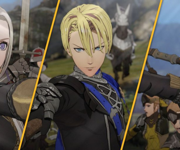 edelgard, dimitri, claude, leaders, three houses