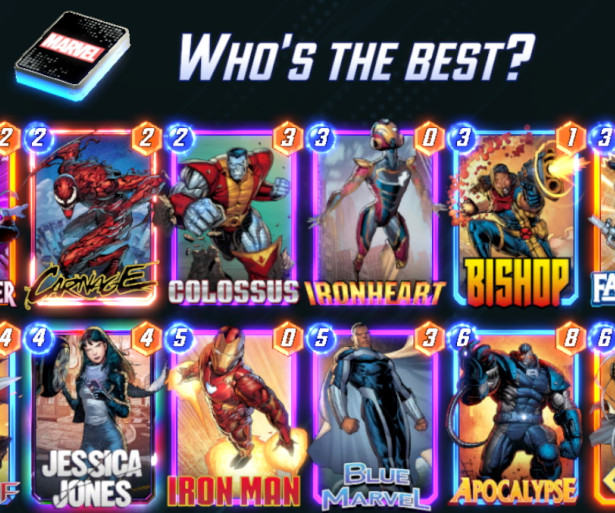 Snap's best early cards are featured in this image of a Marvel Snap deck.