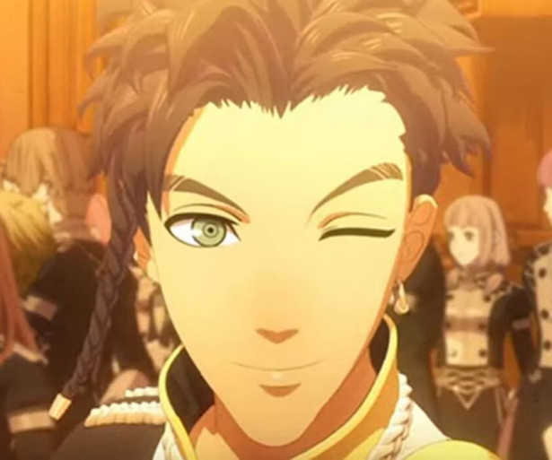 Fire Emblem: Three House's Claude tries to convince you that he's the best character. 