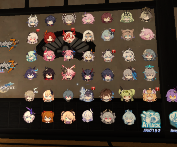 A huge list of Honkai-based avatars available within VRChat