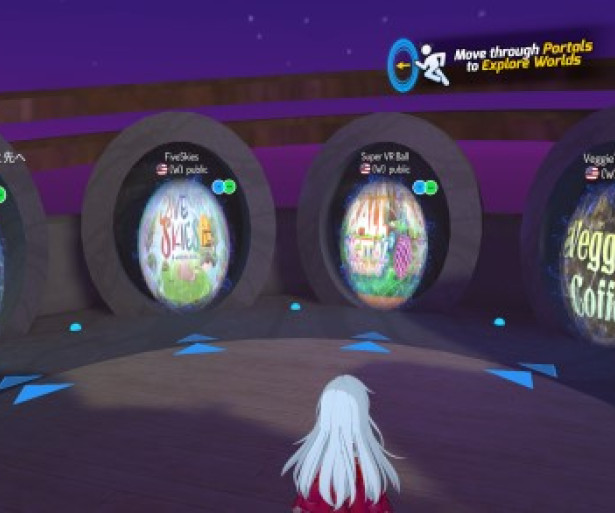 Some of the basic worlds one can encounter in VRChat