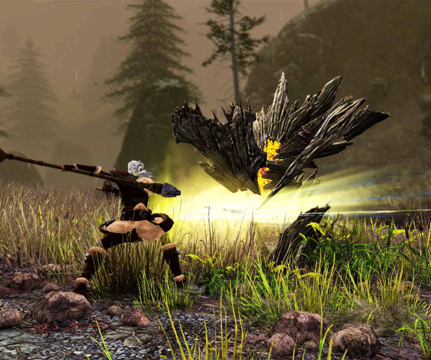 Put the new spears to the test against the Titans of Janthir Wilds!