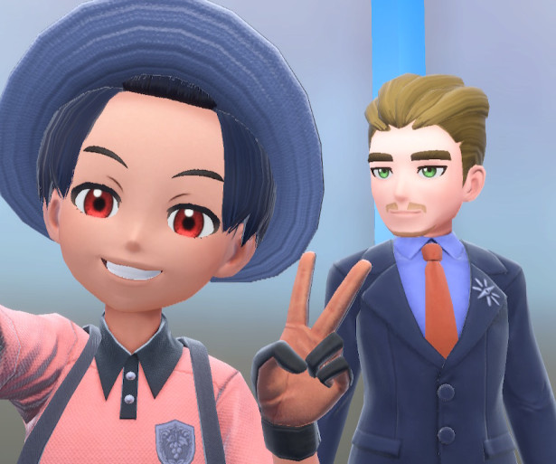 The Elite 4 Security Guard doesn't like selfies!