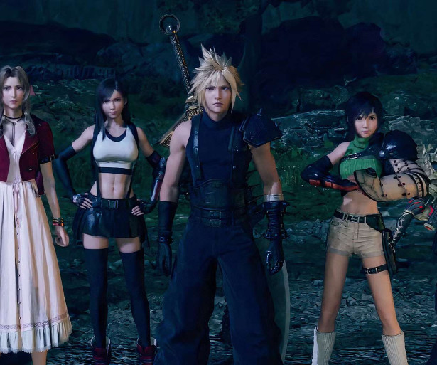 The sorta complete Final Fantasy 7 Party.